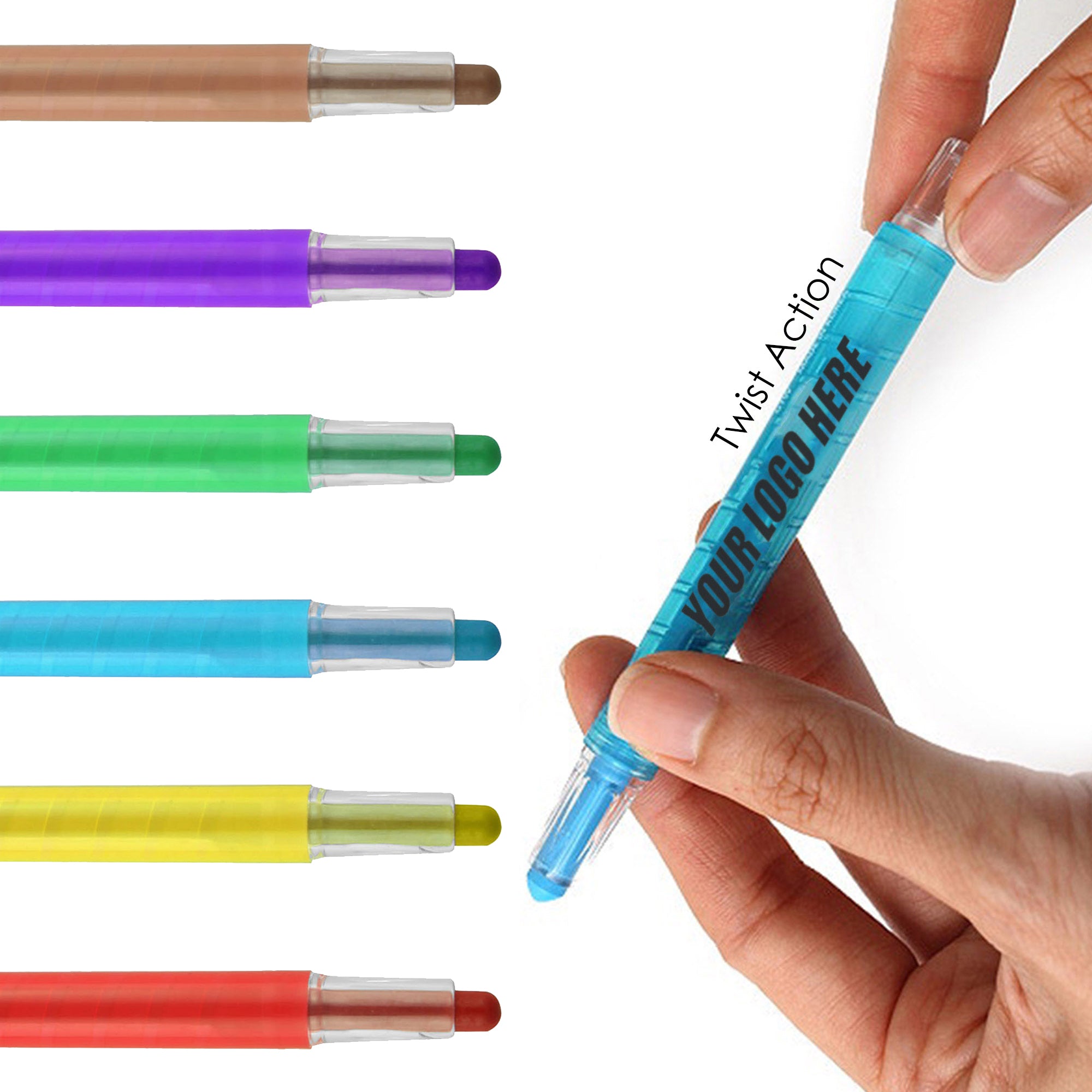 Turin 6CT Twist Crayon Set - Simply Merchandise